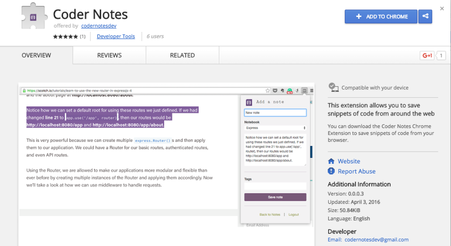 grace-hopper-program-student-project-coder-notes-notebook-app-screenshot