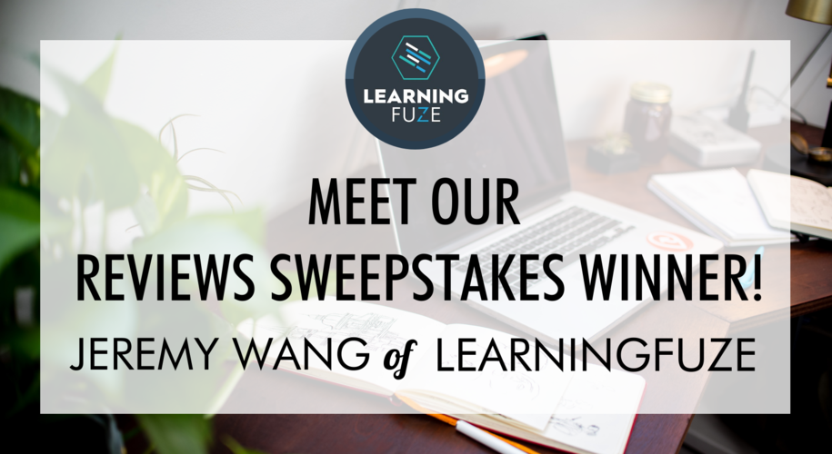 Course Report coding bootcamp review sweepstakes winner Jeremy Wang of LearningFuze