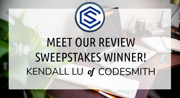 Meet Our Review Sweepstakes Winner: Kendall Lu of Codesmith