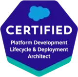 Certified Platform Development Lifecycle and Deployment Architect certification logo