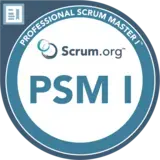 Professional Scrum Master™ I (PSM I) certification logo