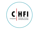 Computer Hacking Forensic Investigator (CHFI) certification logo
