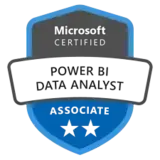 Power BI Data Analyst Associate Power BI Data Analyst Associate certification logo