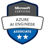 Azure AI Engineer Associate Azure AI Engineer Associate certification logo