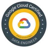 Professional Data Engineer certification logo