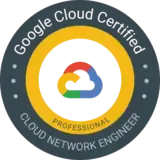 Professional Cloud Network Engineer certification logo