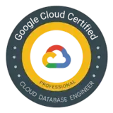Professional Cloud Database Engineer Professional Cloud Database Engineer certification logo