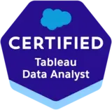 Tableau Data Analyst Tableau Data Analyst certification logo