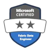 Fabric Data Engineer Associate Fabric Data Engineer Associate certification logo
