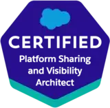 Certified Platform Sharing and Visibility Architect certification logo